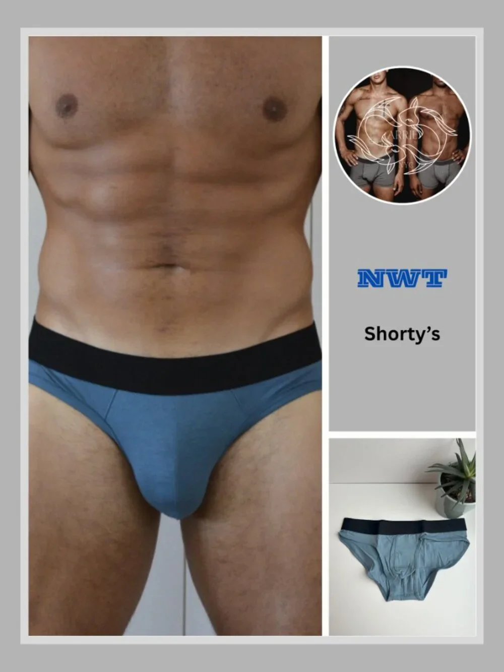Shorty's Menswear - Hammock Brief - Blue (L)